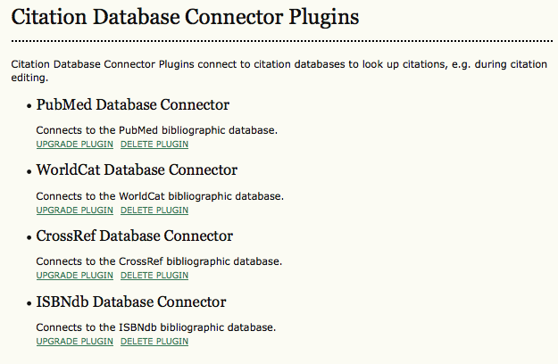 Citation Database Connector