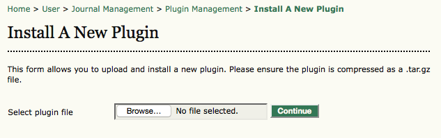 Install Plugin